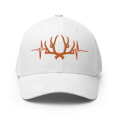 "Heartbeat" Structured flexfit Cap