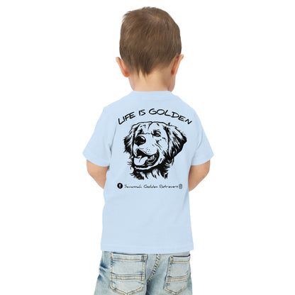 Life is Golden! Toddler jersey t-shirt