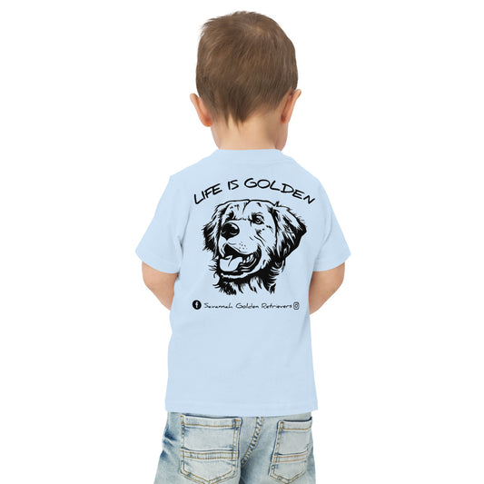 Life is Golden! Toddler jersey t-shirt
