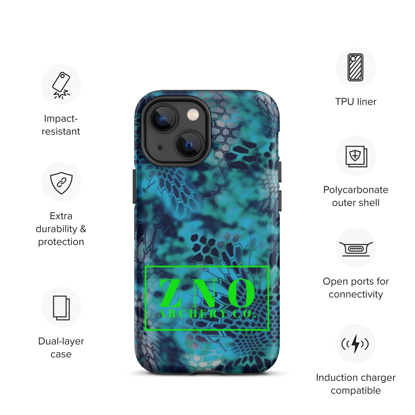 "Fishes Can't See Me" Tough Case for iPhone®