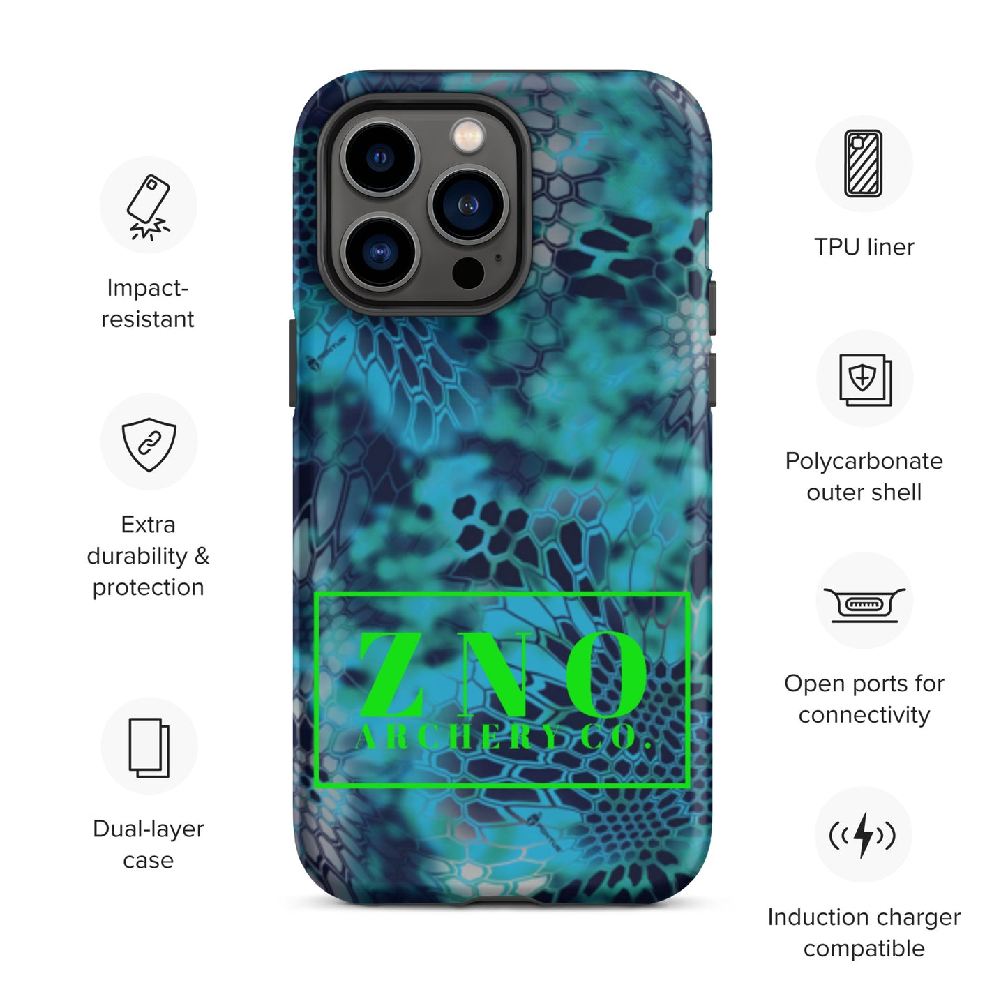 "Fishes Can't See Me" Tough Case for iPhone®