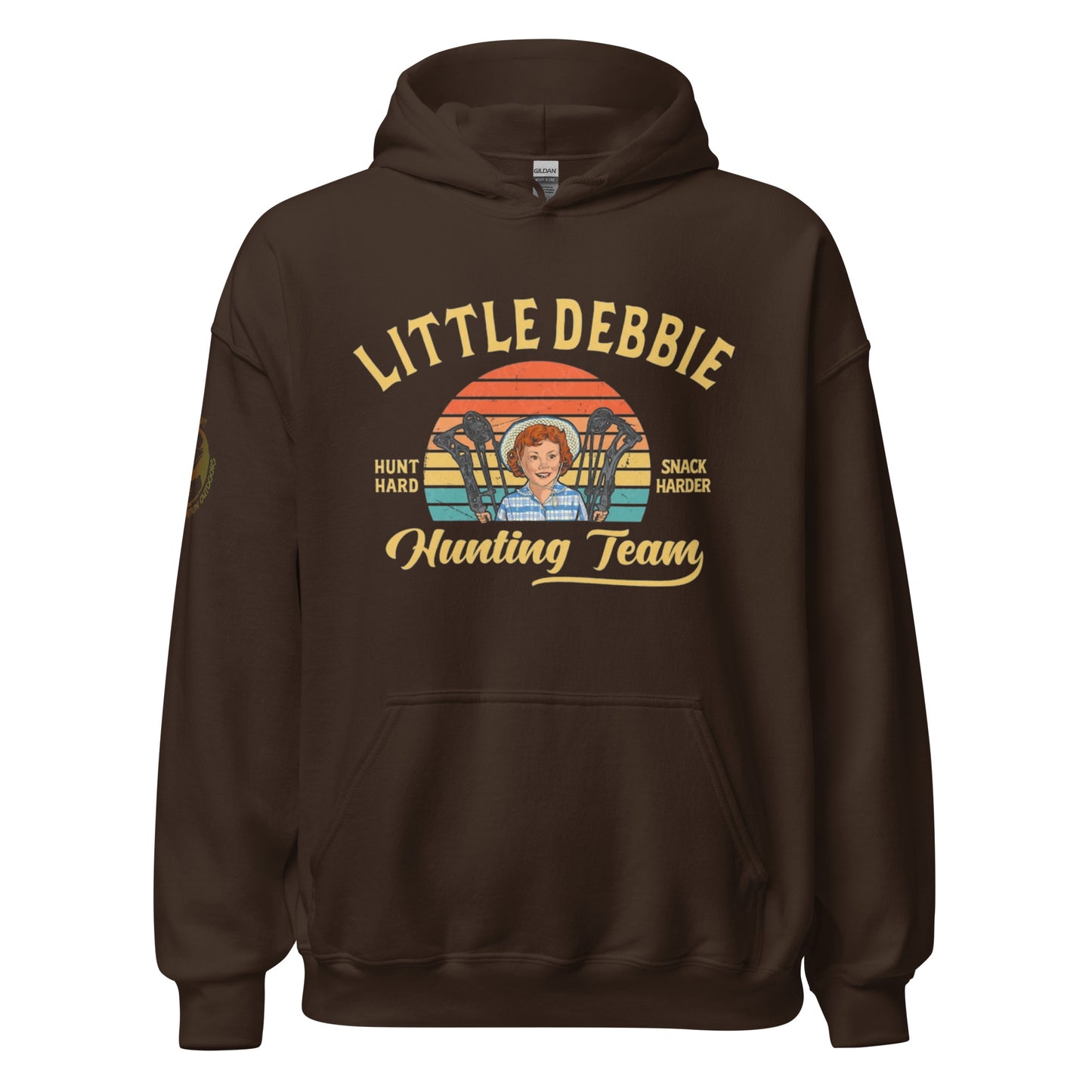 "FatCakes SnackCakes" Little Debbie Hunting Team Unisex Hoodie