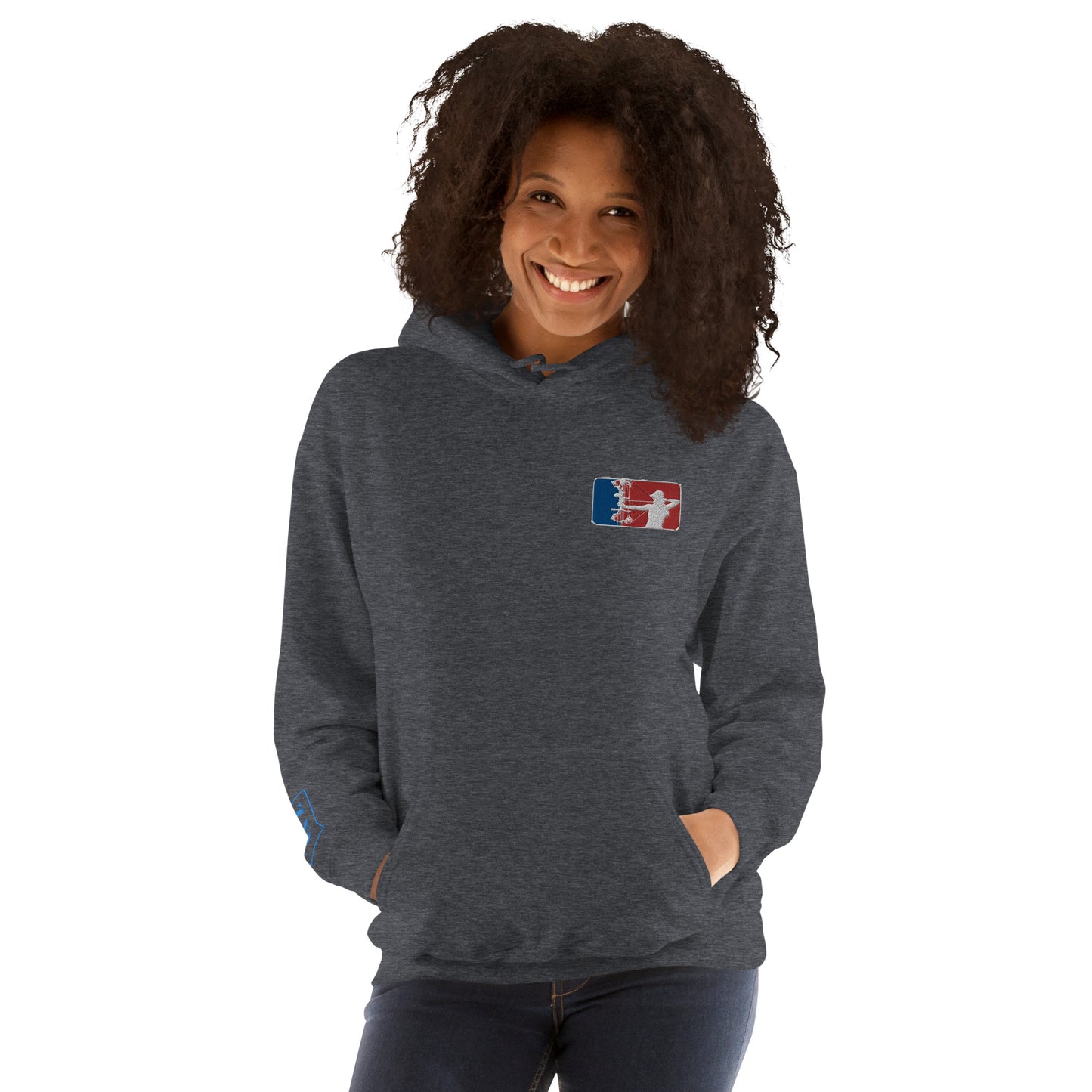 "Major League Bowhunting" Premium Embroidered Women's Hoodie