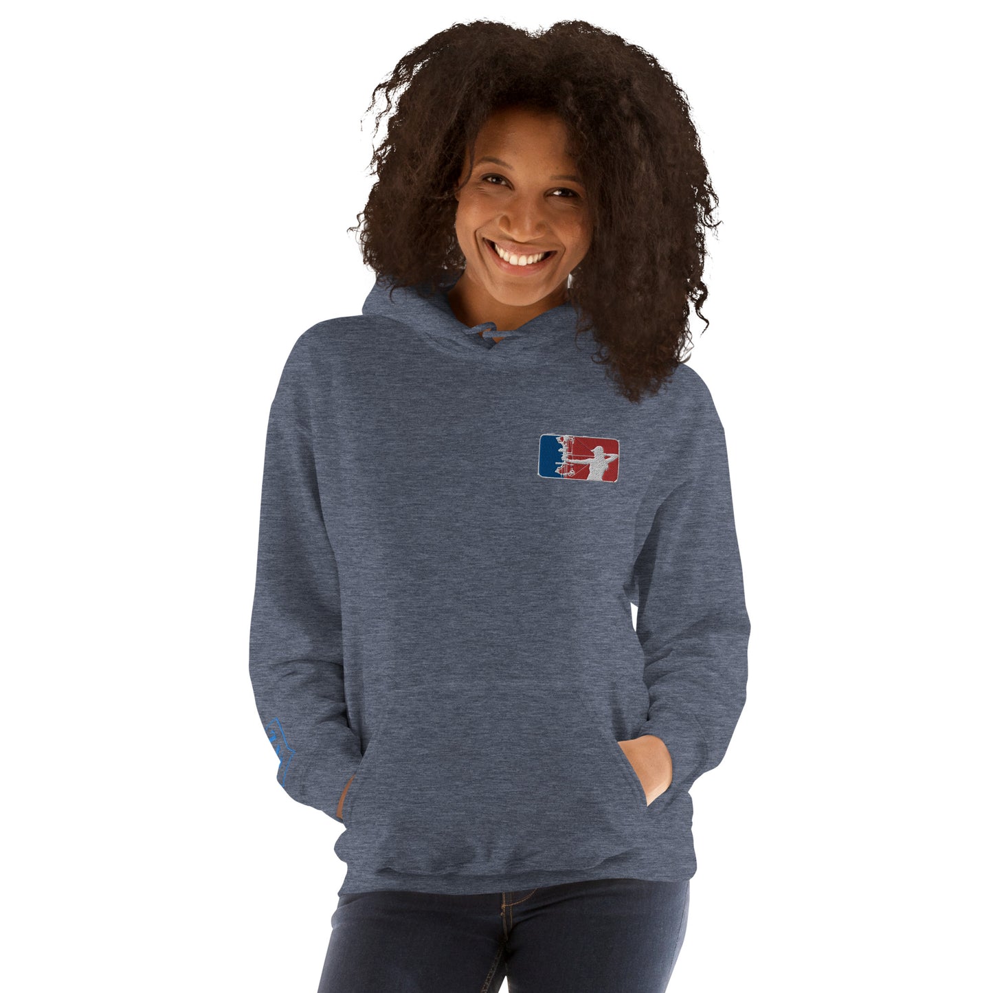 "Major League Bowhunting" Premium Embroidered Women's Hoodie