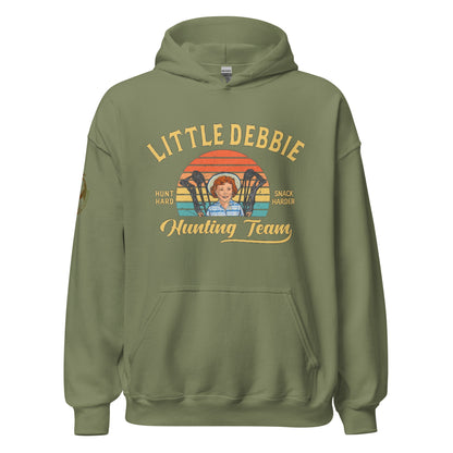 "FatCakes SnackCakes" Little Debbie Hunting Team Unisex Hoodie
