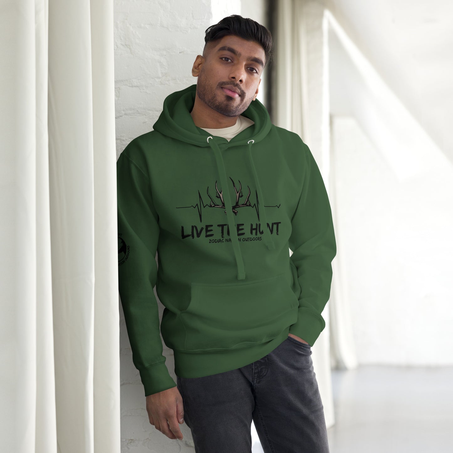 Live the Hunt Heartbeat Unisex Hoodie